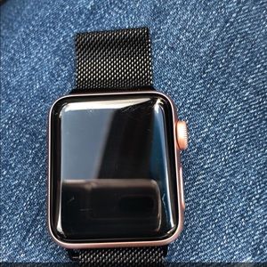 rose gold apple watch series 3